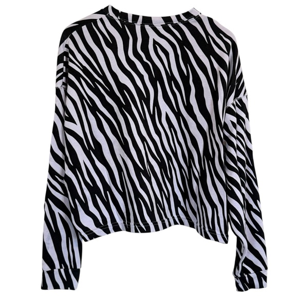 Nike Icon Clash Zebra Print Crew Active Pullover Sweatshirts Women’s Size Medium - Picture 6 of 11